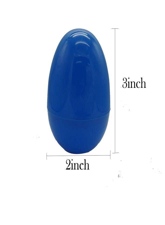 OPACC 24 Fillable Plastic Easter Egg Hunt Party Supply Pack - 3" Assorted Color Plastic Eggs - Image 2